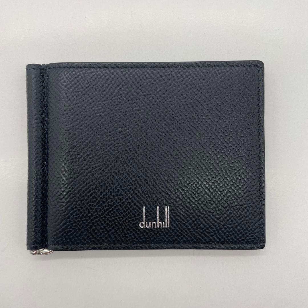 ダンヒル　DUNHILL マネークリップ　お札入れ　折り財布