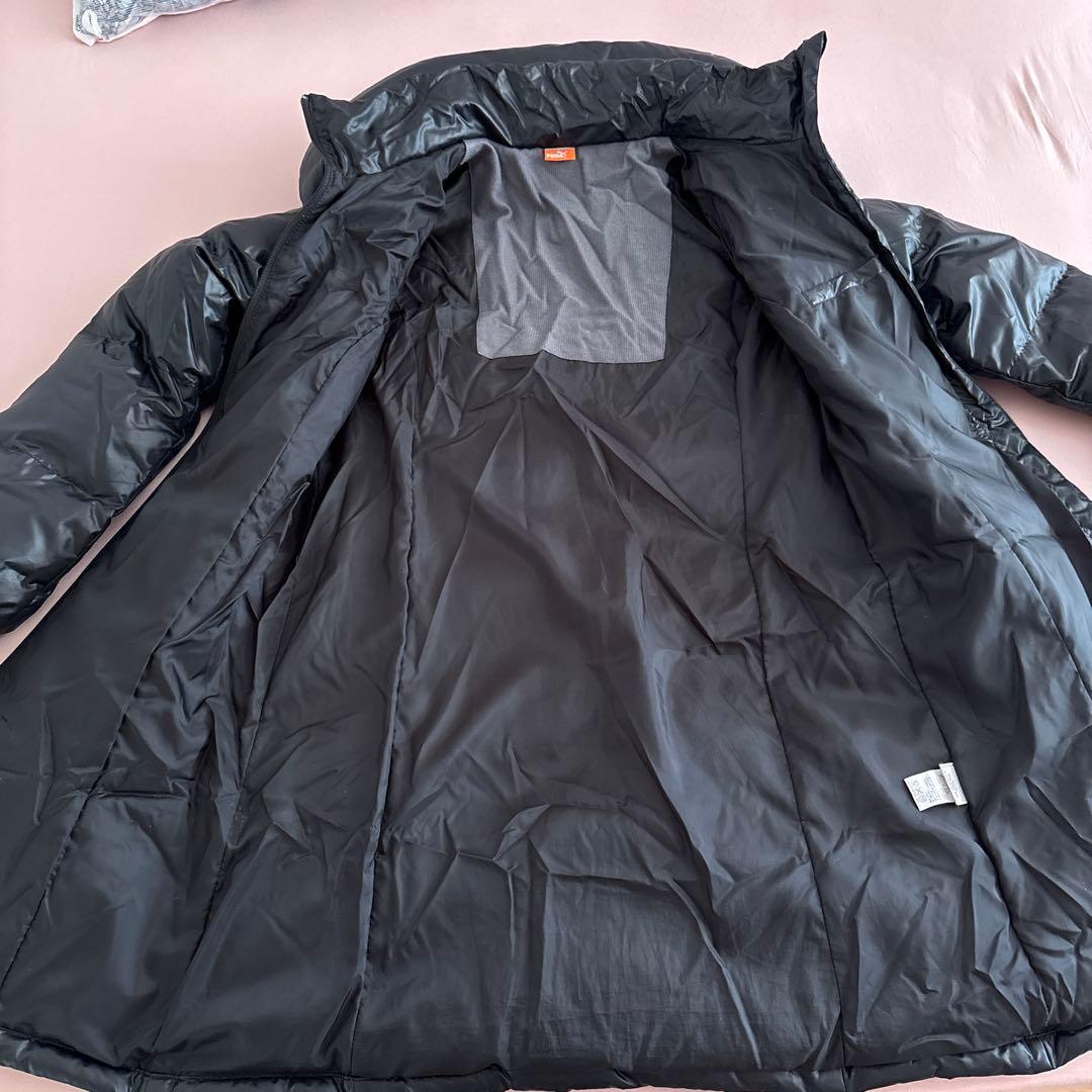 PUMA ブラック ダウン ベンチコート レディース　M ダウン90%