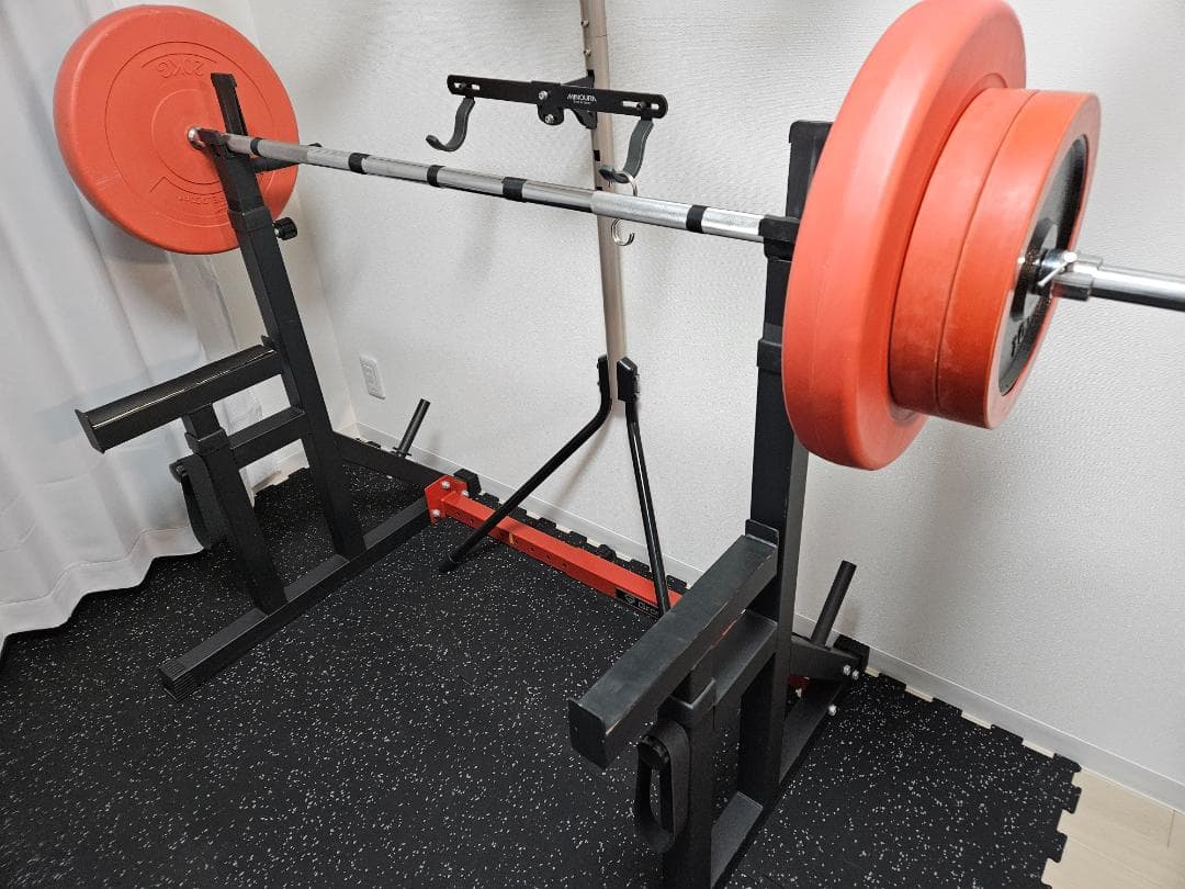 【ホームジムセット】バーベル/ダンベル/プレート130kg分/プレートラック付！