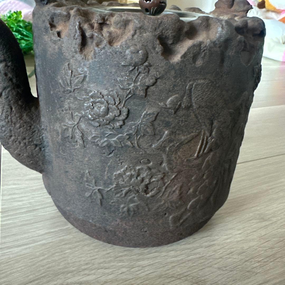 時代物　龍文堂造 鉄瓶 急須 茶道具 骨董