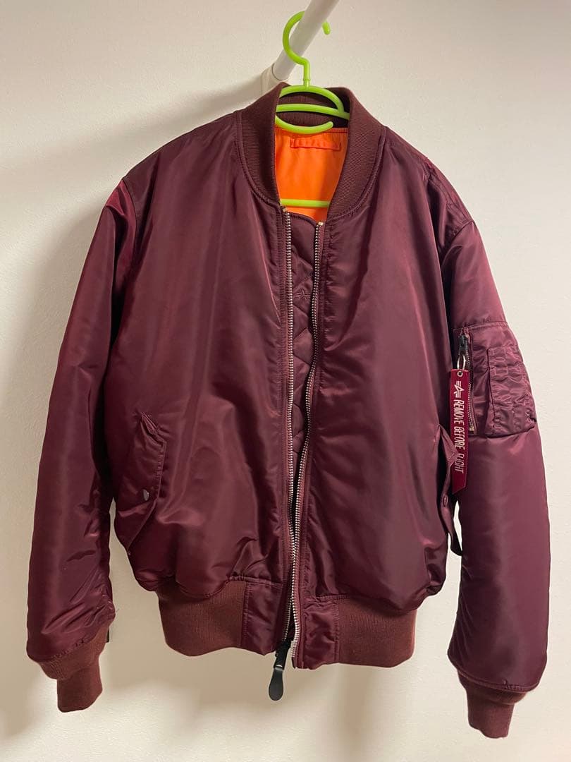 ALPHA MA-1 フライトジャケット マルーン