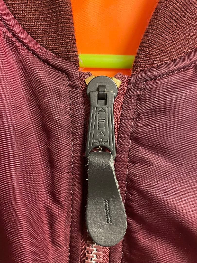 ALPHA MA-1 フライトジャケット マルーン