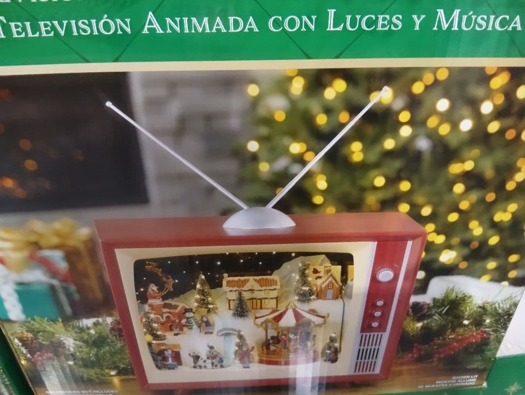 クリスマス　レトロTV ミュージック　ツリー　クラシック　led コストコ