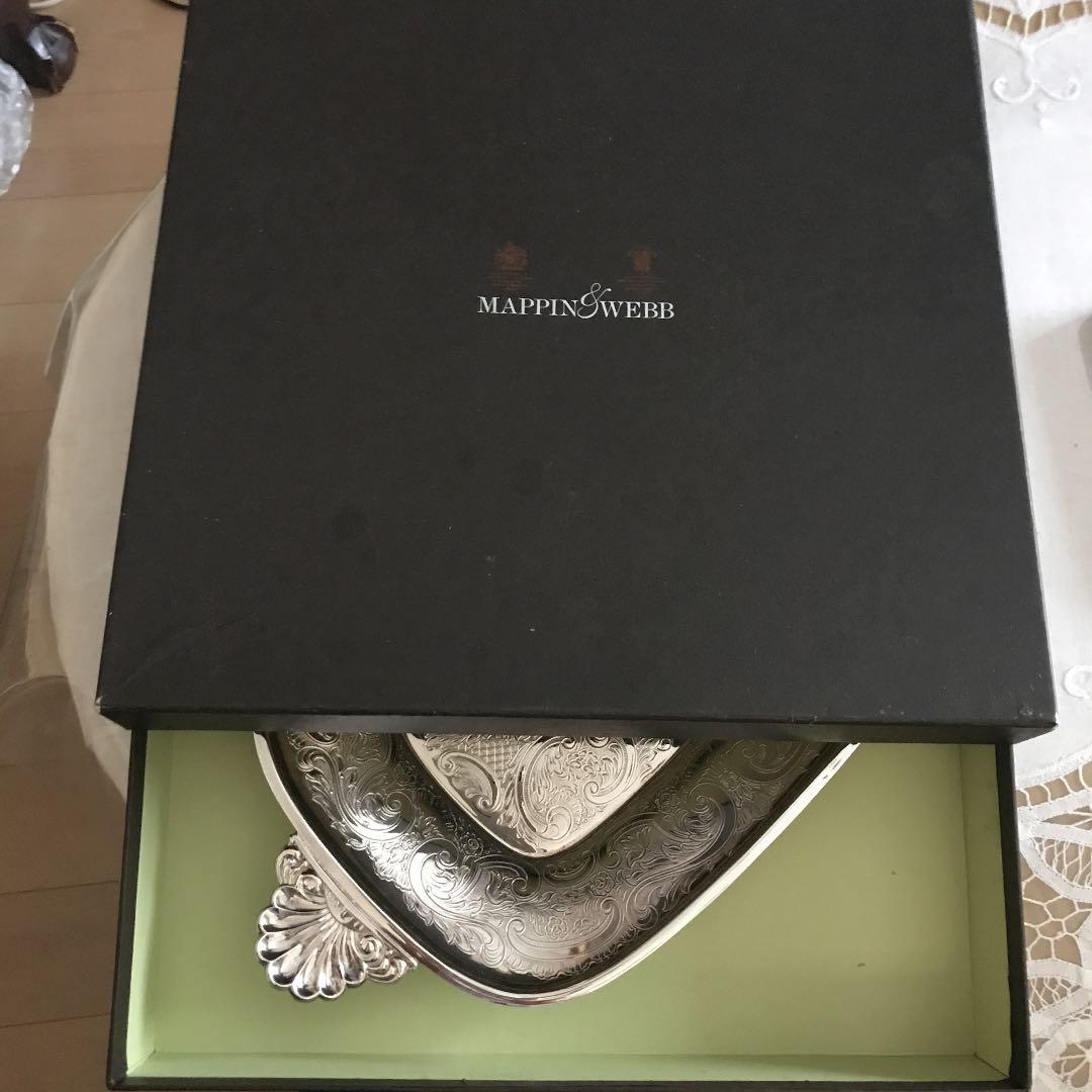 未使用　イギリス王室御用達　mappin&webb トレイ