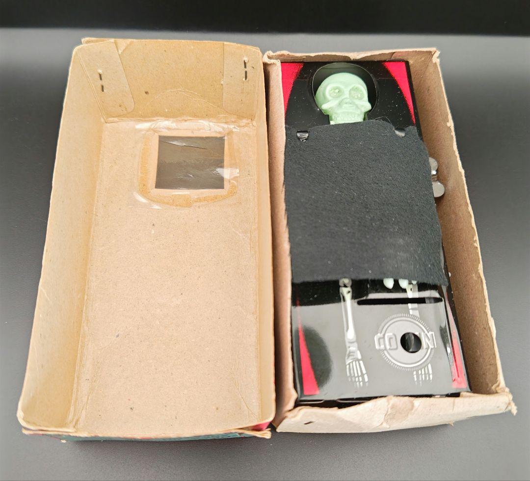 coffin bank◎automatic◎ゼンマイ式骸骨貯金箱◎激レア