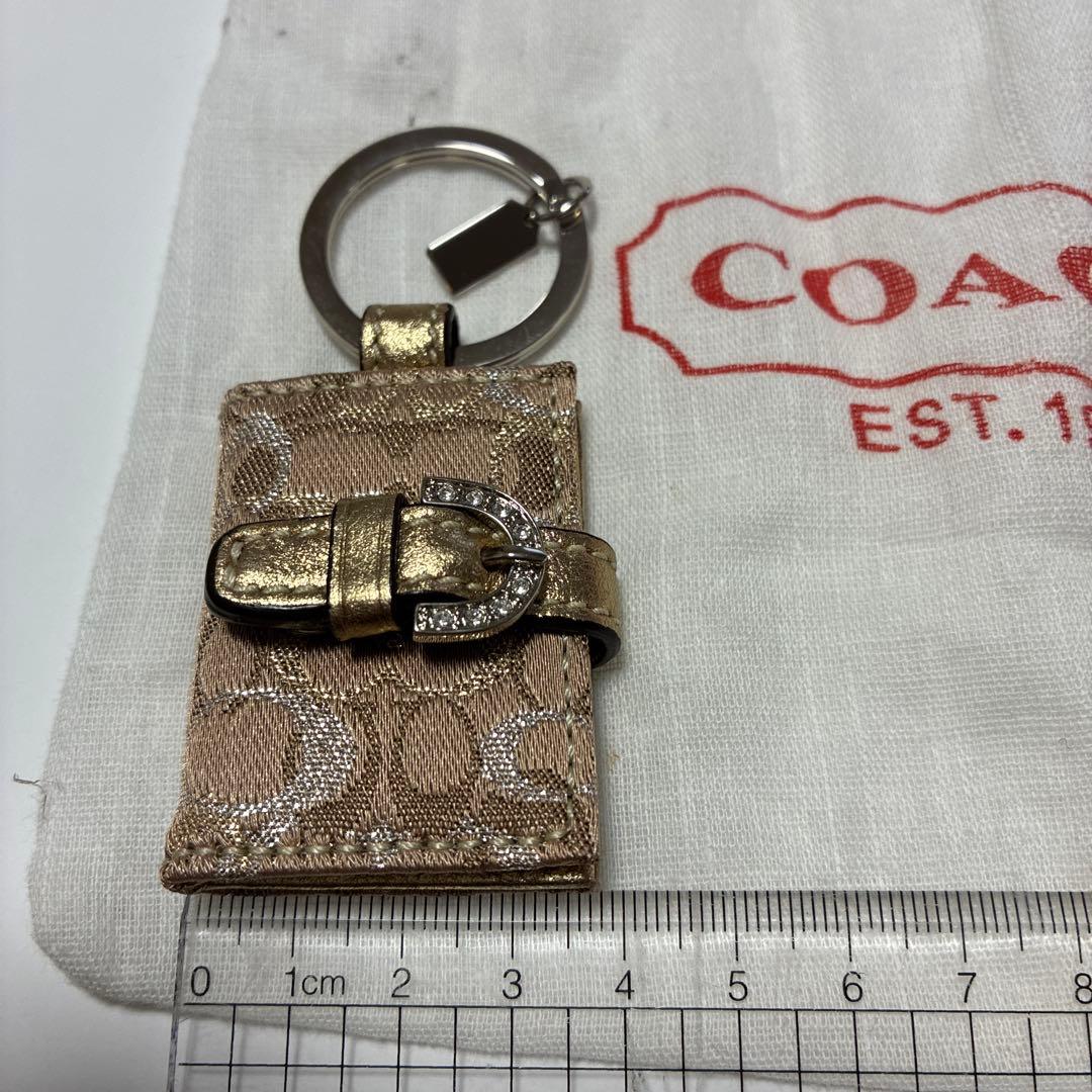 COACH Picture Frame Charm 手帳型キーホルダー チャーム