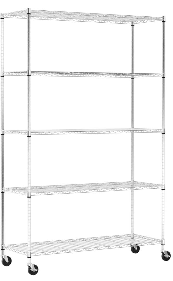 メタルラック5段 幅120cm×奥行45cm×高さ180cm
