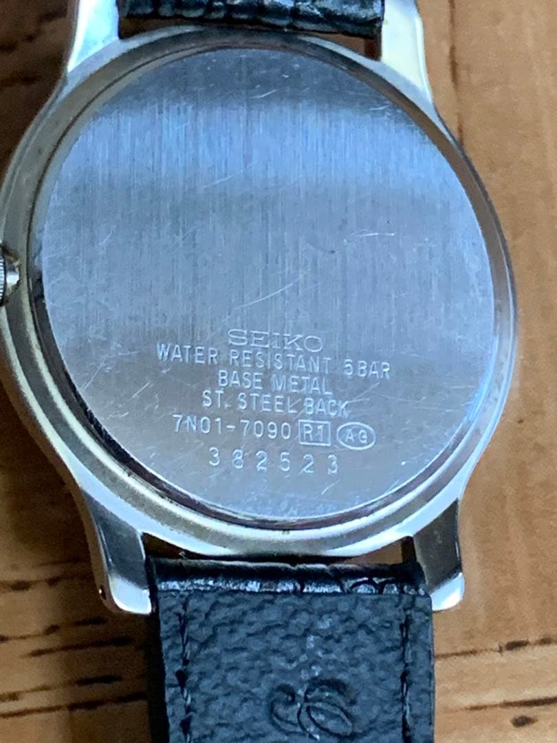SEIKO AVENUE N701-7090 ブラックヴィンテージ1993年