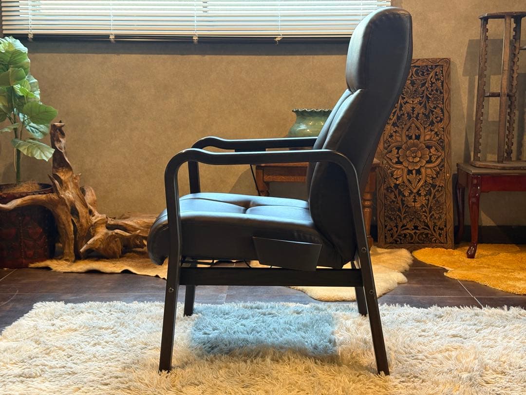 希少　フジファニチア　FUJIFUNITURE　リクライニングソファ　　nz