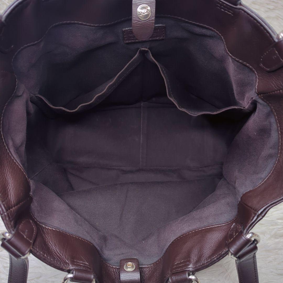 良品✨ダニエル＆ボブ チェルカトーレ ローディ レザー 茶 紫 2way A4可