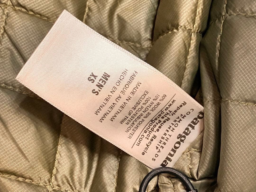 ち*い様 ⭐️patagonia レトロパーカー⭐️　オリーブ　サイズUS S