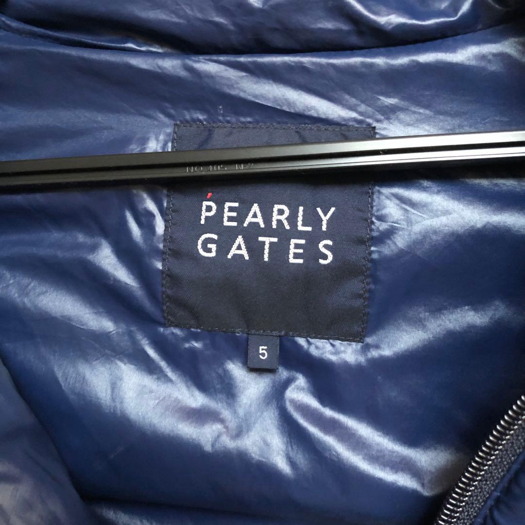 PEARLY GATES ネイビー ダウンベスト サイズ5