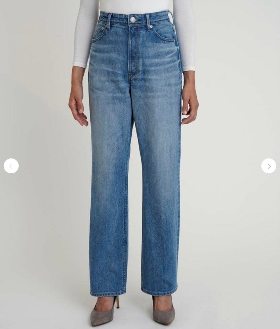 YANUK ヤヌーク ストレートデニム ルイーズ