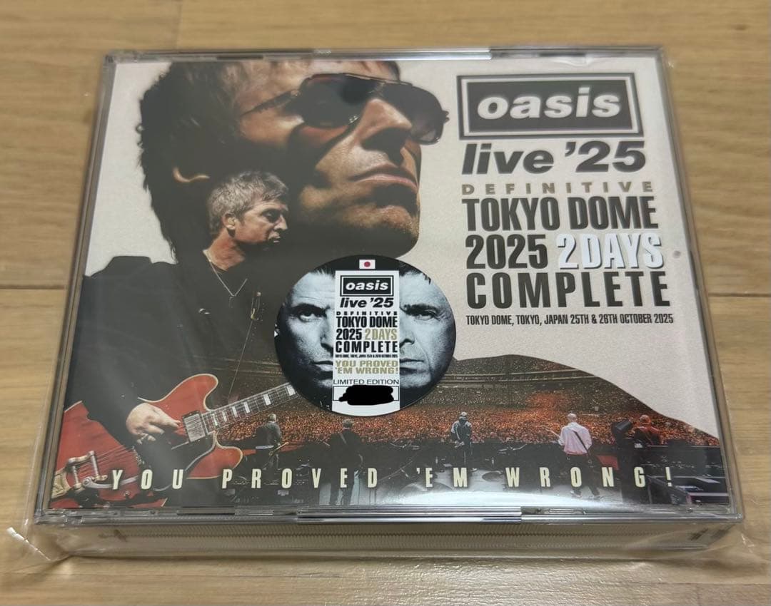 Oasis live‘25 Definitive Tokyo Dome 2025