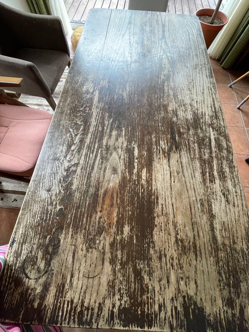 イギリスアンティーク　リフェクトリーテーブル