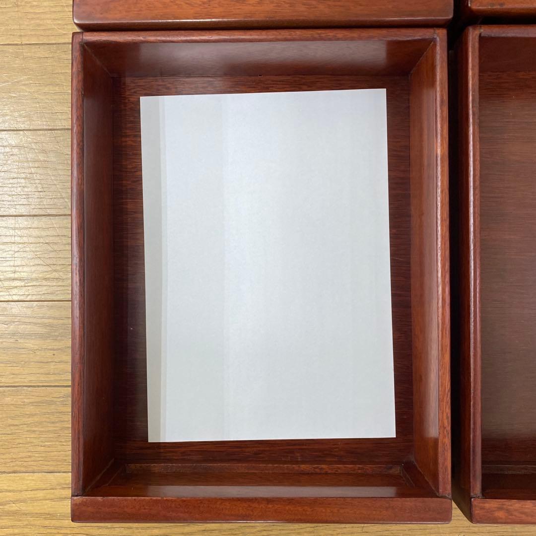 木製 唐木 花梨 チェスト 引き出し タンス インテリア 6杯