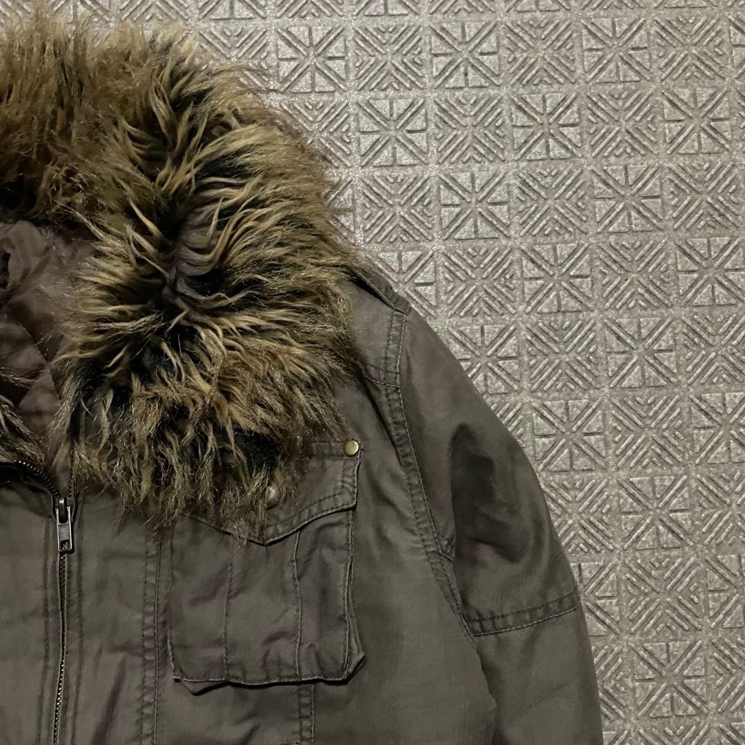 ジャケット・アウター Y2K mulch pocket cargo zip flight jacket