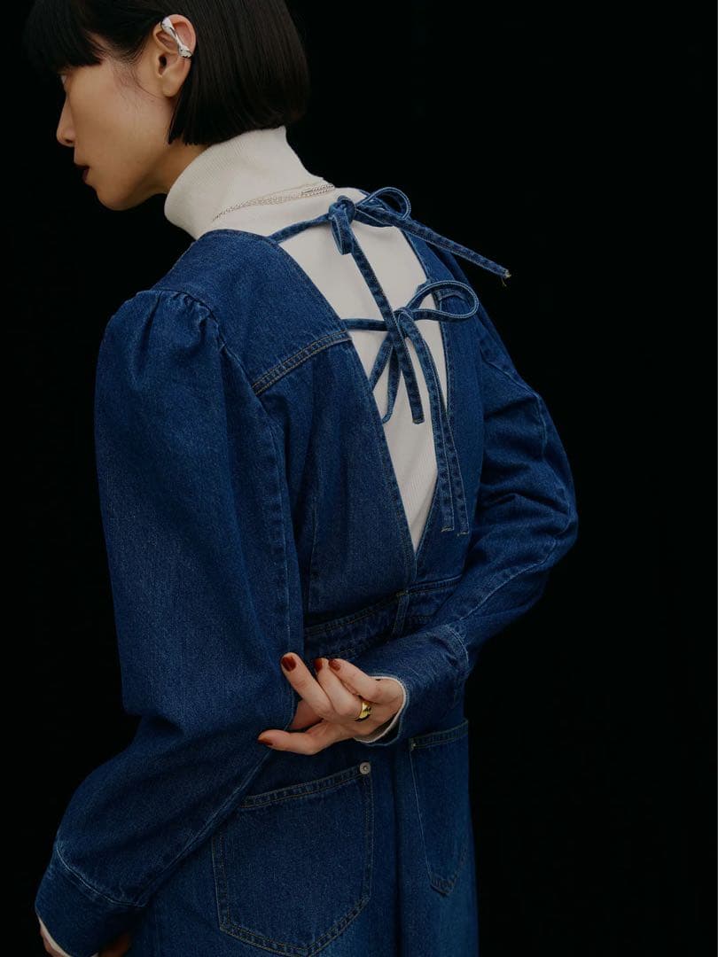 【新品未使用】Ameri Vintage デニムワンピース