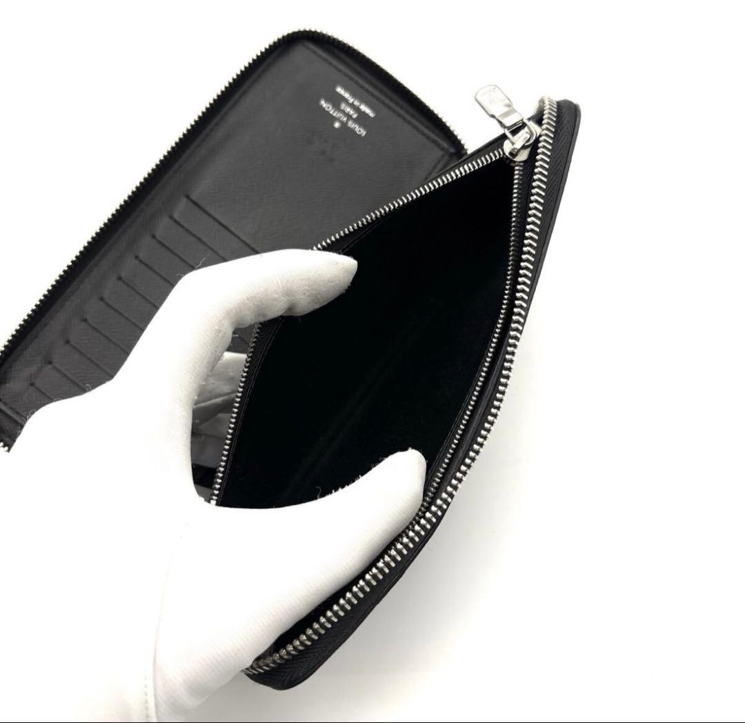 はげあたま　ルイヴィトン ジッピーヴェルティカル タイガ 長財布 ブラック