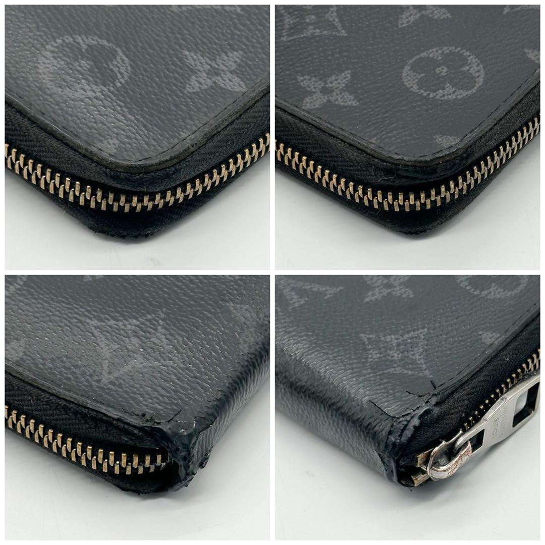 ルイヴィトン ジッピーウォレット ヴェルティカル エクリプス モノグラム 長財布