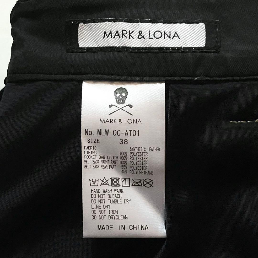 美品 マークアンドロナ ショートパンツ レディース サイズ38 ゴルフ 合成皮革