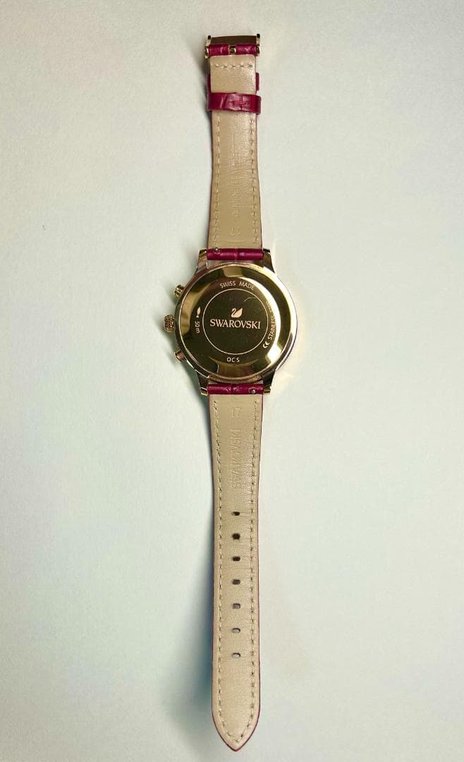 Swarovski アナログ腕時計 パープル