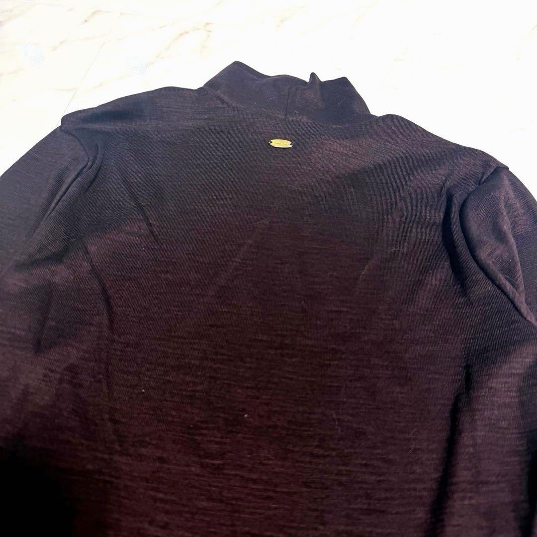 【新品タグ付き】完売品✨️アニュアンス シアーウール タートルネックカットトップス