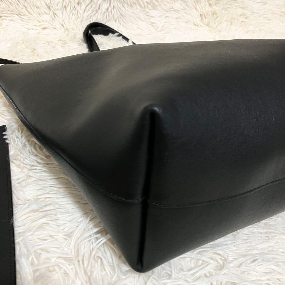 【極美品】 サンローラン ショッピングトート ポーチ付き A4収納