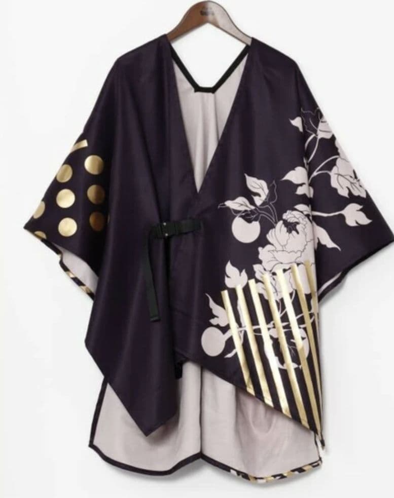 二部式着物　秋冬新作　カヤ　耀う牡丹羽織　耀う牡丹袴風パンツ　セットアップ