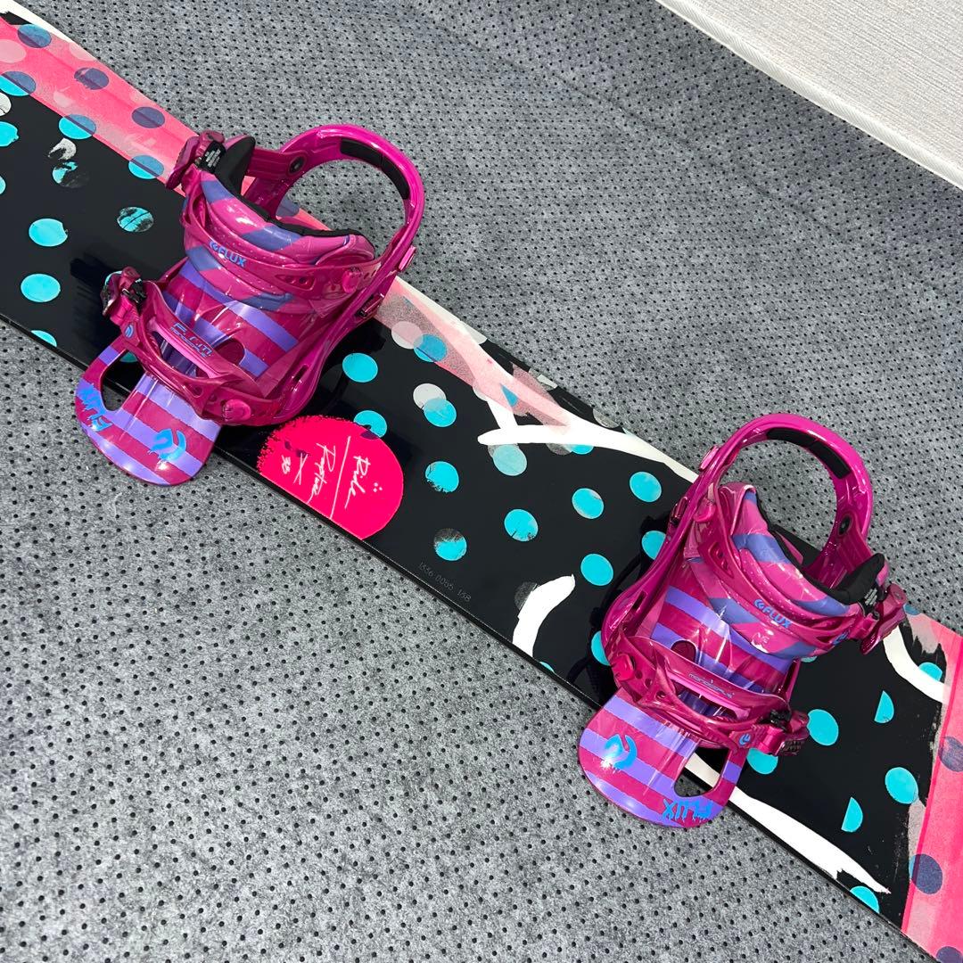 7-8回使用138cm RIDE RAPTURE×FLUX GU15 XSサイズ