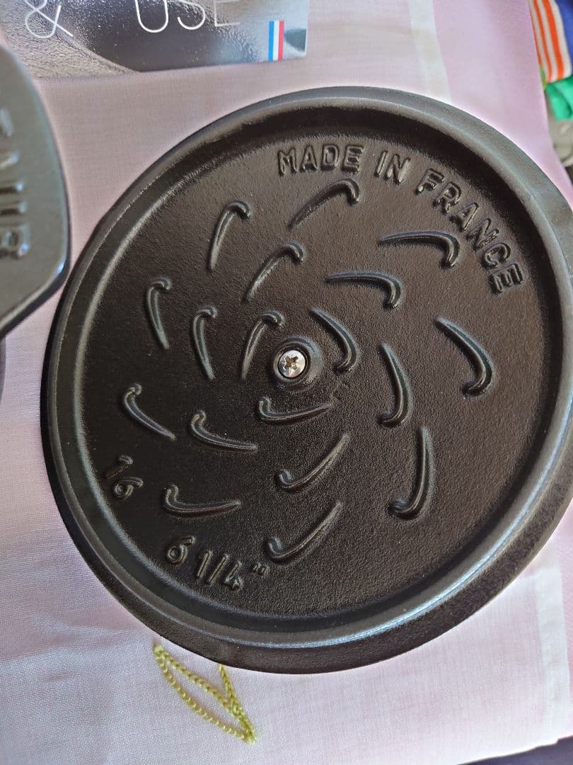 【新品】staub ラ・ココット de gohan　M ブラック16cm