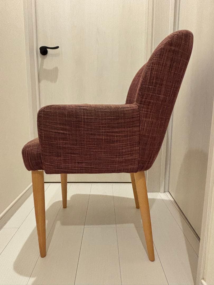 IDEE イデー アームチェア 北欧 椅子 無印良品 紫色