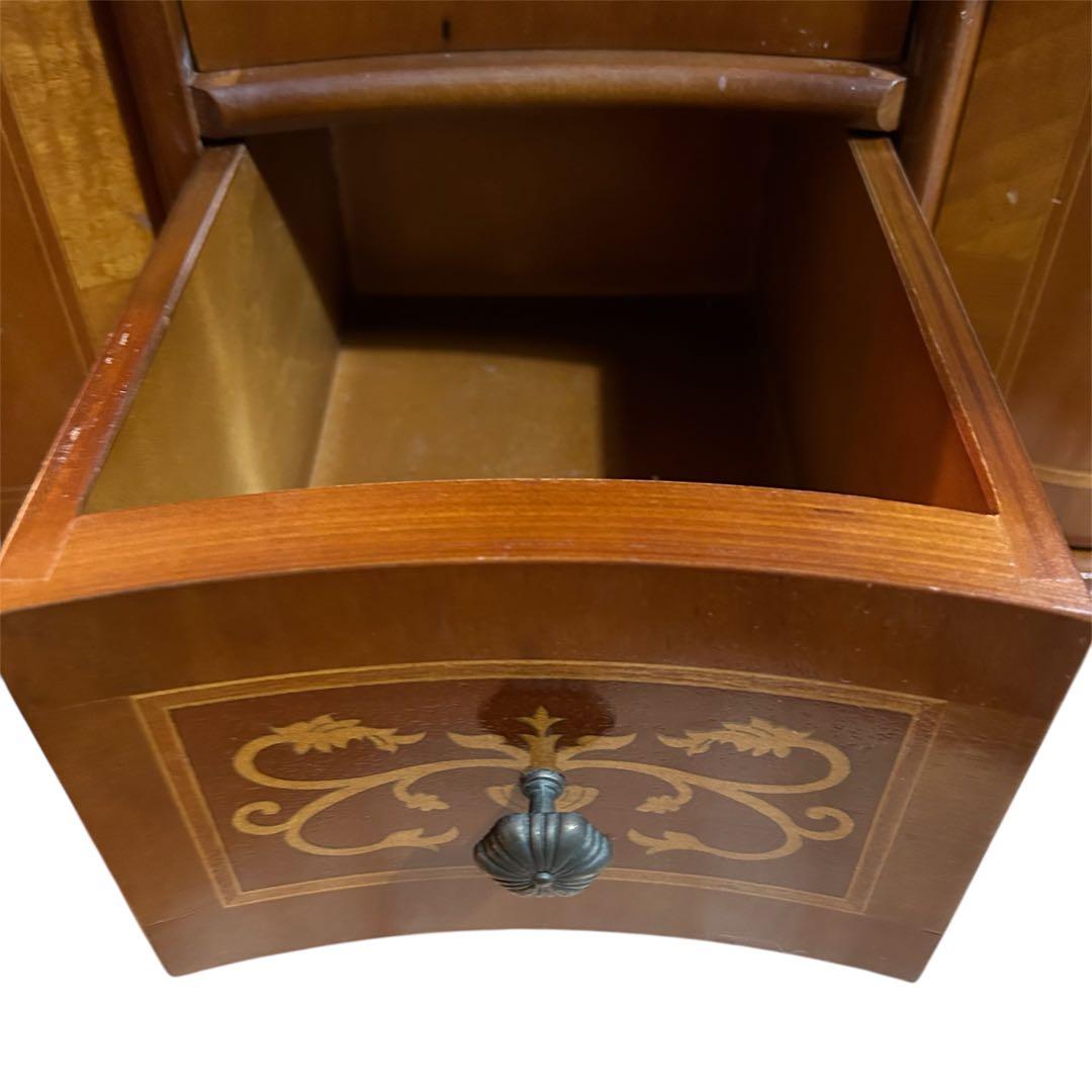 イタリア 家具タロッコ社象嵌デザイン 猫足 ヴェローナ キャビネット