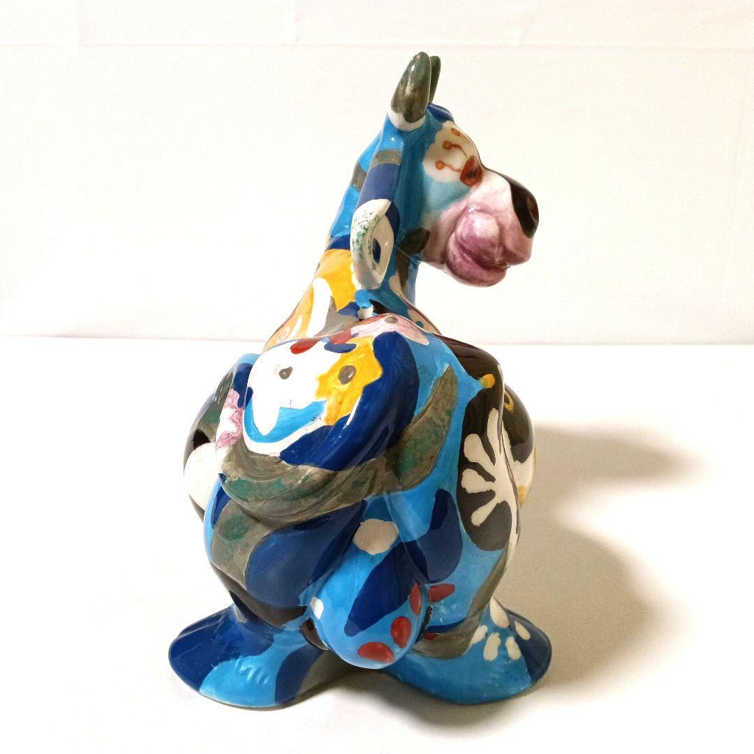 ヴィンテージ サイケデリックアート アニマルオブジェ バンク 貯金箱