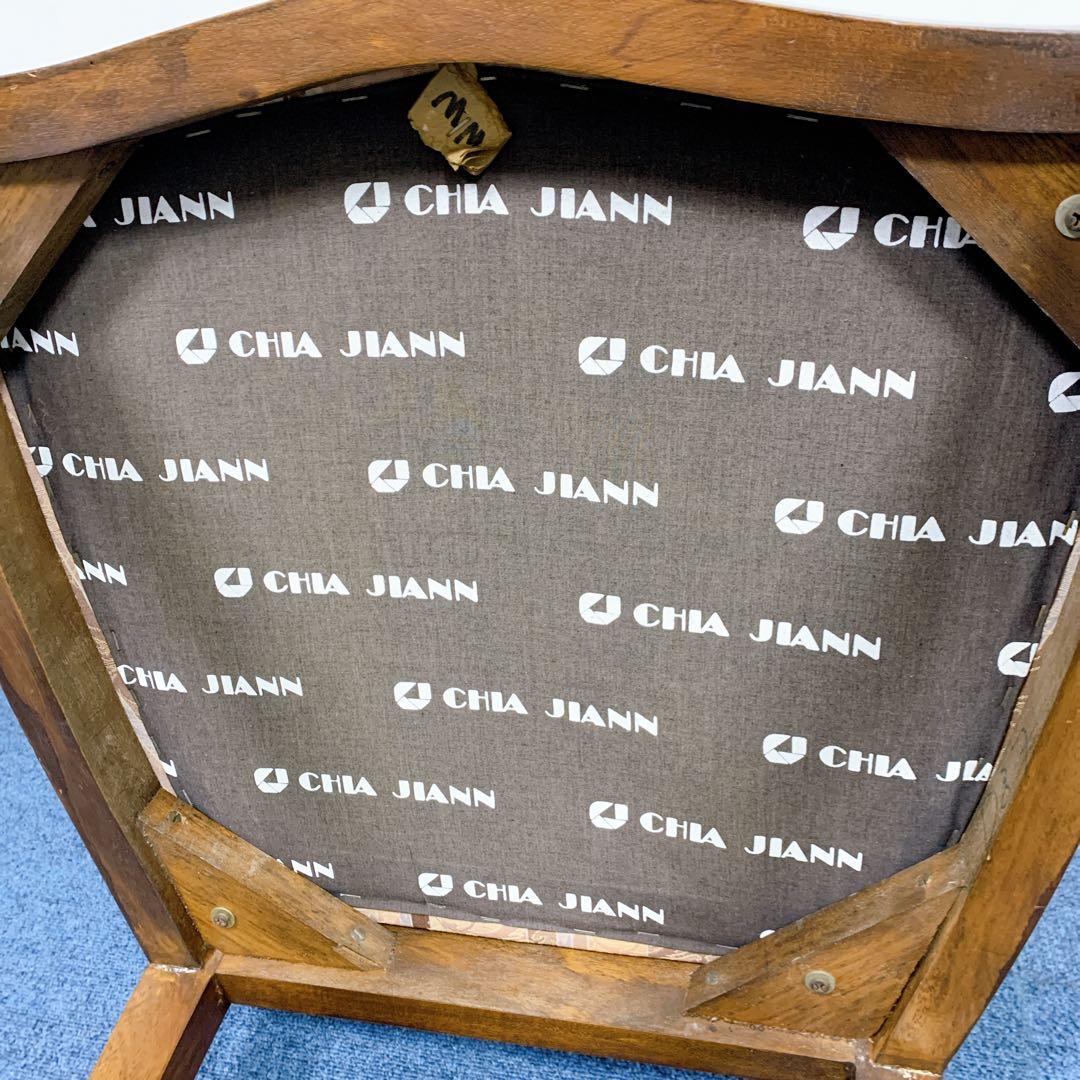 【美品】イギリス アンティーク調 木彫りダイニングチェア 彫刻