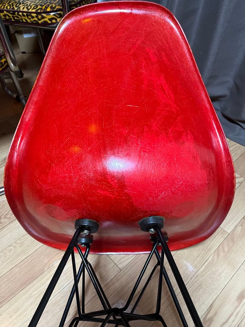 Herman Miller イームズチェア　サイドシェル　レッドオレンジ　正規品