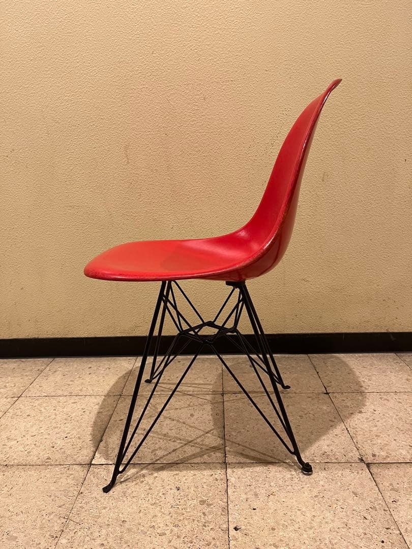 Herman Miller イームズチェア　サイドシェル　レッドオレンジ　正規品