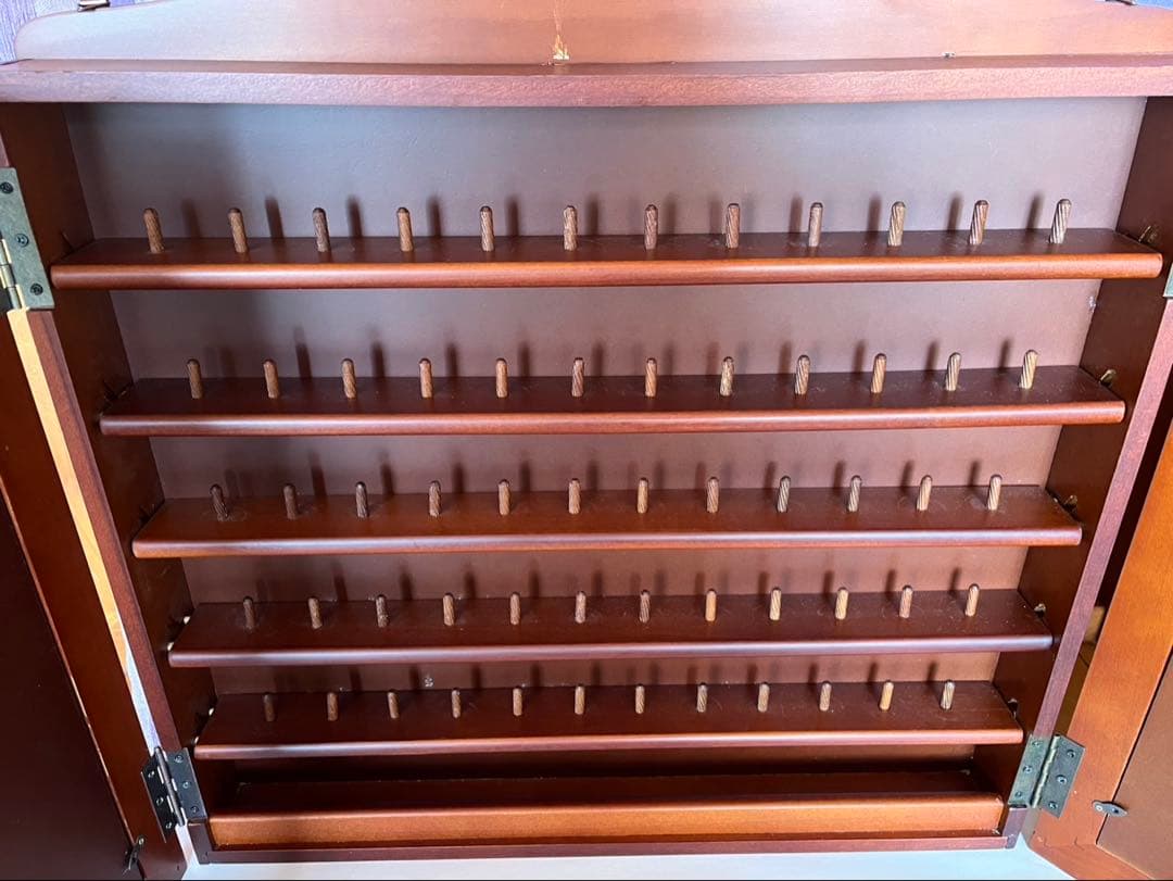 木製　ミシン糸　収納ダンス　商品説明読んでください