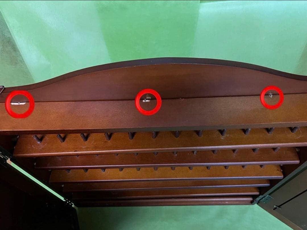 木製　ミシン糸　収納ダンス　商品説明読んでください