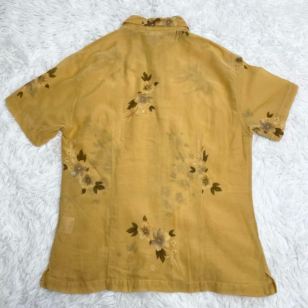 【美品】ドリスヴァンノッテン　半袖シャツ・ブラウス・シアー・ライカ期・02SS