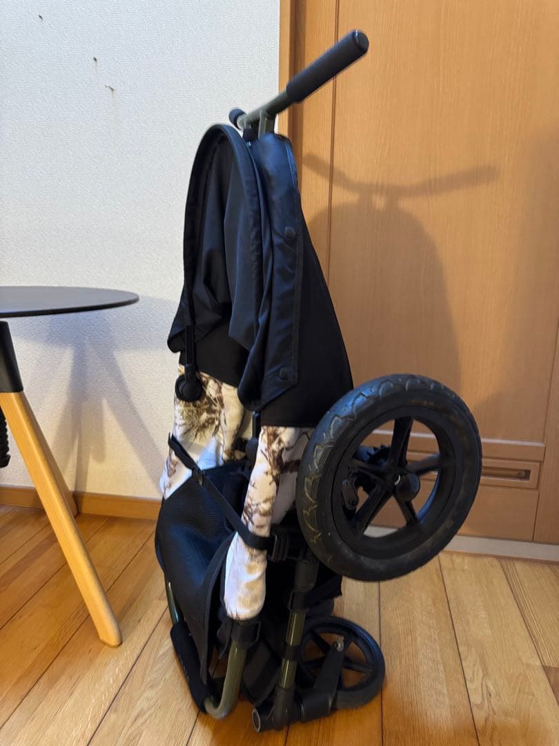 CURIO ベビーカー ストローラー A オリーブフレームxカモフラージュシート