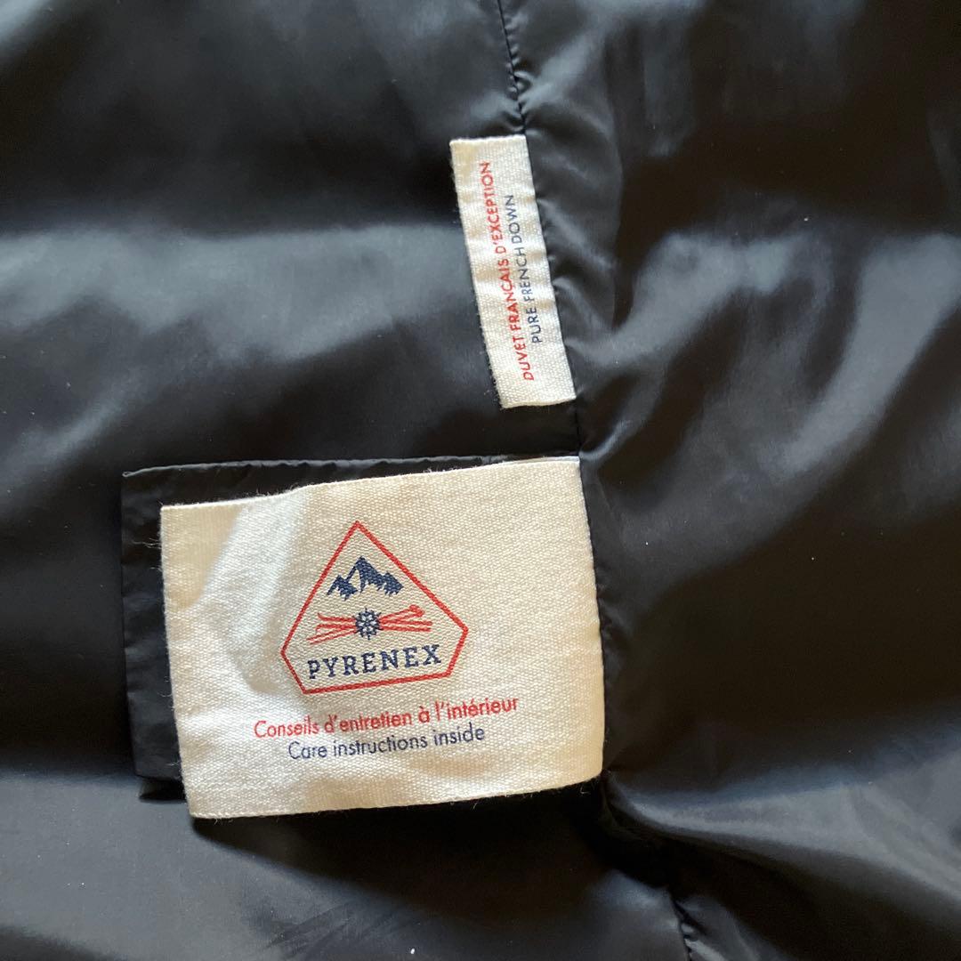 PYRENEXピレネックス グルノーブル MLサイズ　黒　ミドル丈ダウン