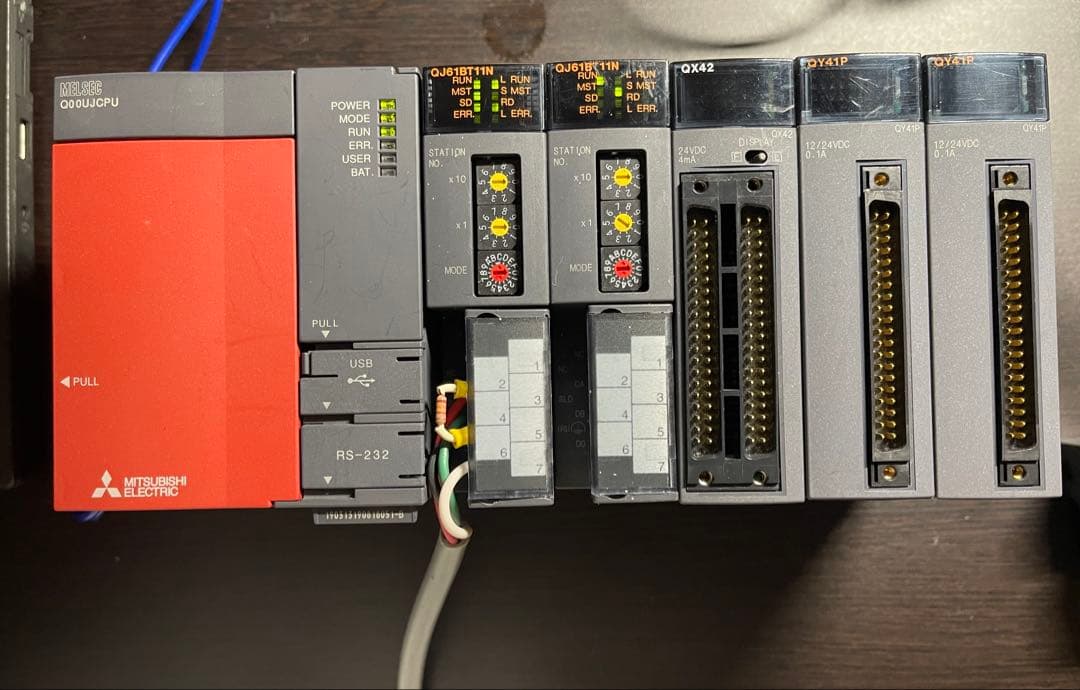 三菱電機 PLC Qシリーズ フルセット｜動作良好・中古美品・学習用に最適