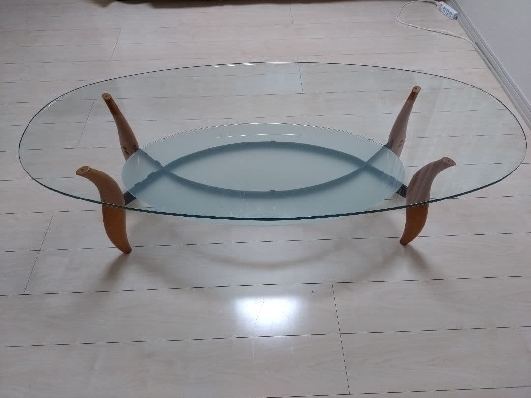 【直接引取！期間限定値下げ】美品 ポラダ ガラステーブル アクタスporada