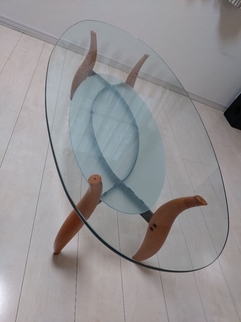 【直接引取！期間限定値下げ】美品 ポラダ ガラステーブル アクタスporada