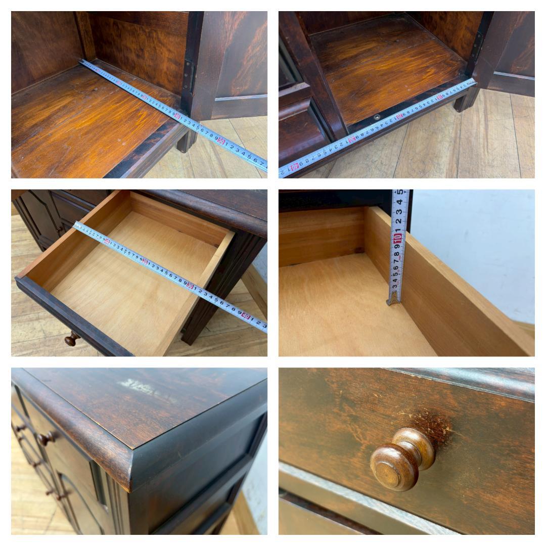 T8085☆美品☆松本民芸家具☆55万☆サイドボード☆キャビネット☆無垢材☆