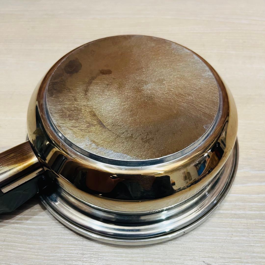 K3467 【INKOR】フタ付き 片手鍋 ステンレス製 小鍋