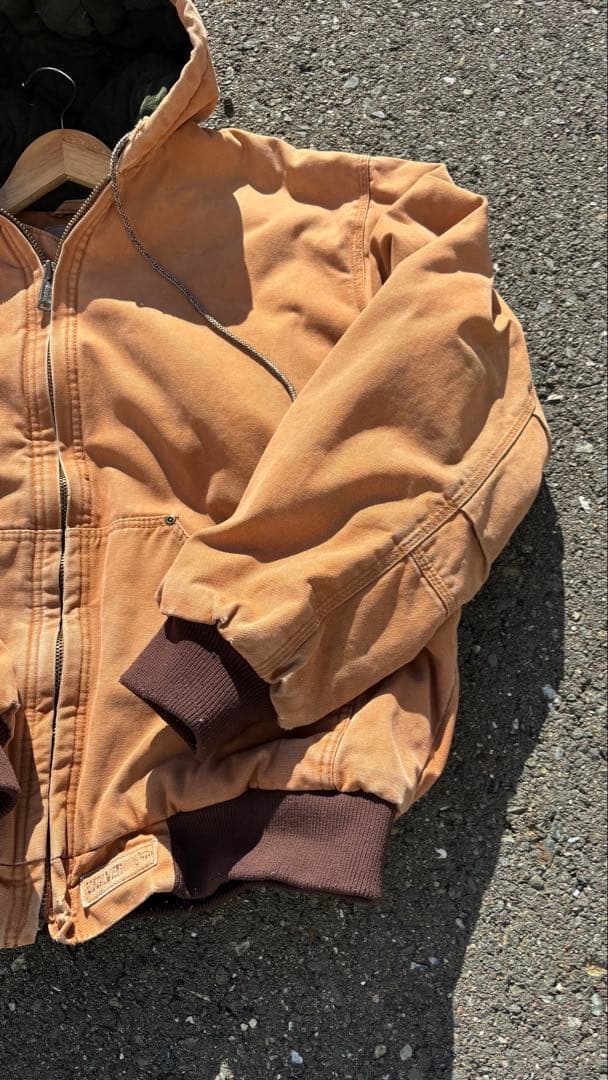 WOLVERINE ワークジャケット ダック地 中綿 フェード 古着 L