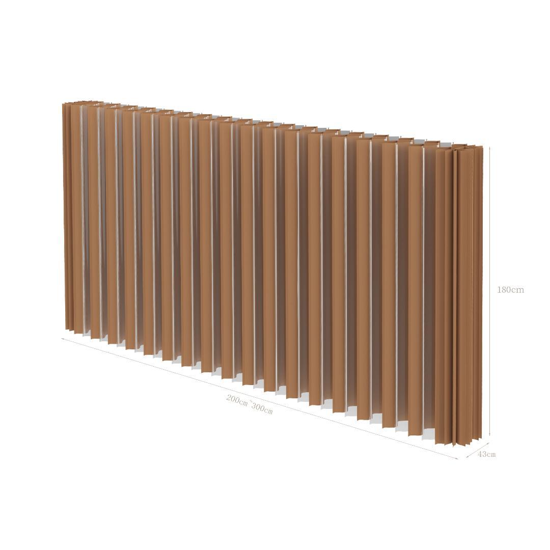 折りたたみパーテーション間仕切り高さ1.8ｍ長さ2ｍ-3ｍ組立不要目隠し区切り