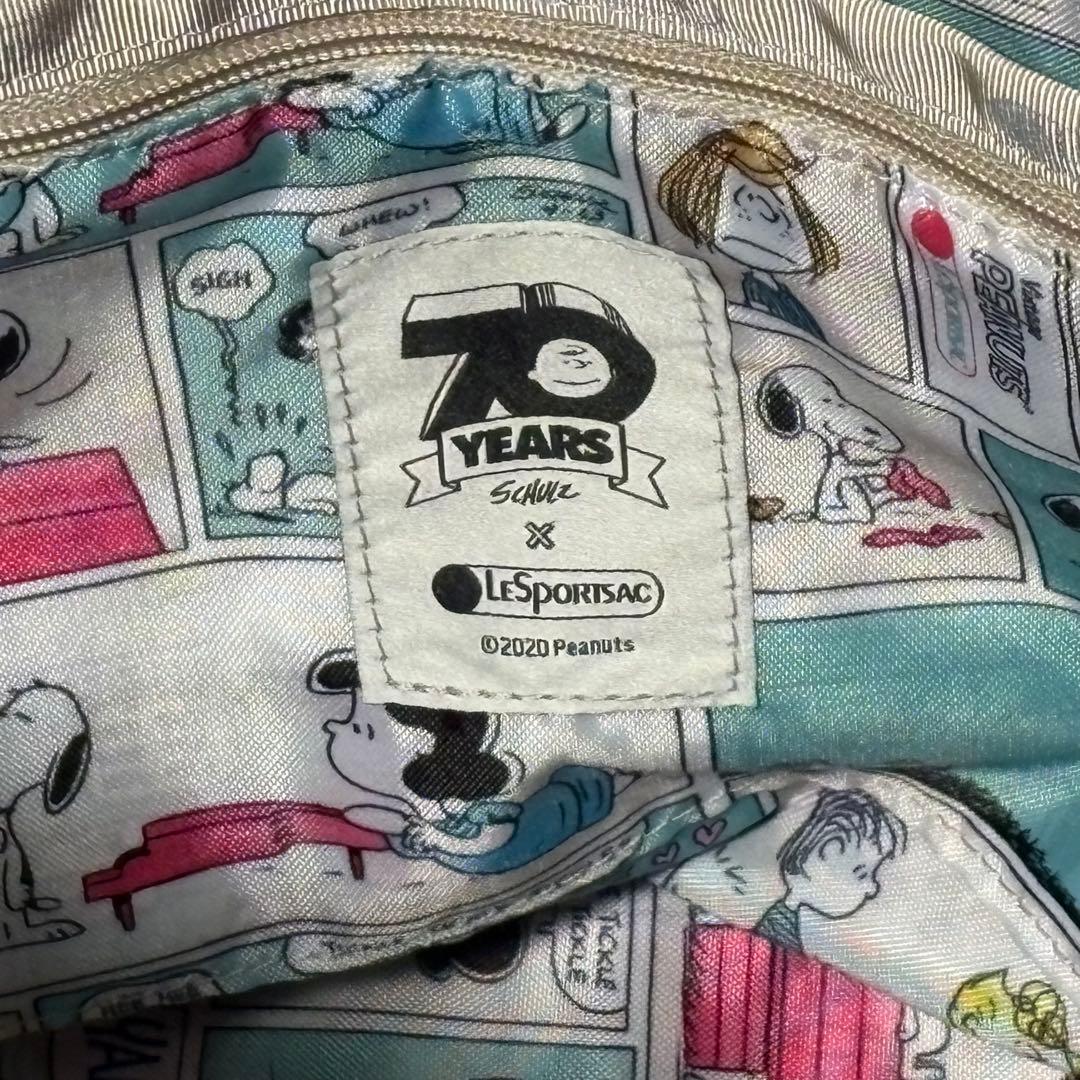 【美品】レスポートサック スヌーピータイポグラフィ ハーパーバッグ　キャリーオン
